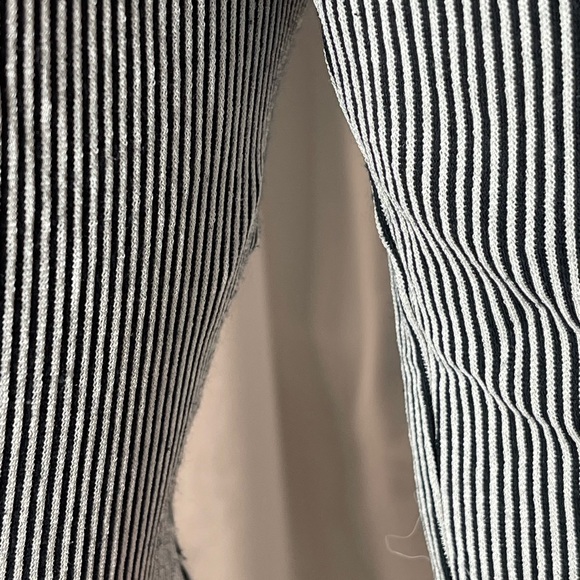 Vintage Diane Von Furstenberg Bruce Striped Collared Bodycon Dress 8 Lightweight - Picture 9 of 14